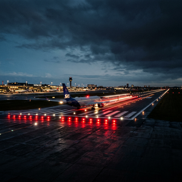 CPH Airport Night Noir